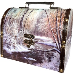 Подарок Сундук «Зимний пейзаж» большой 13093